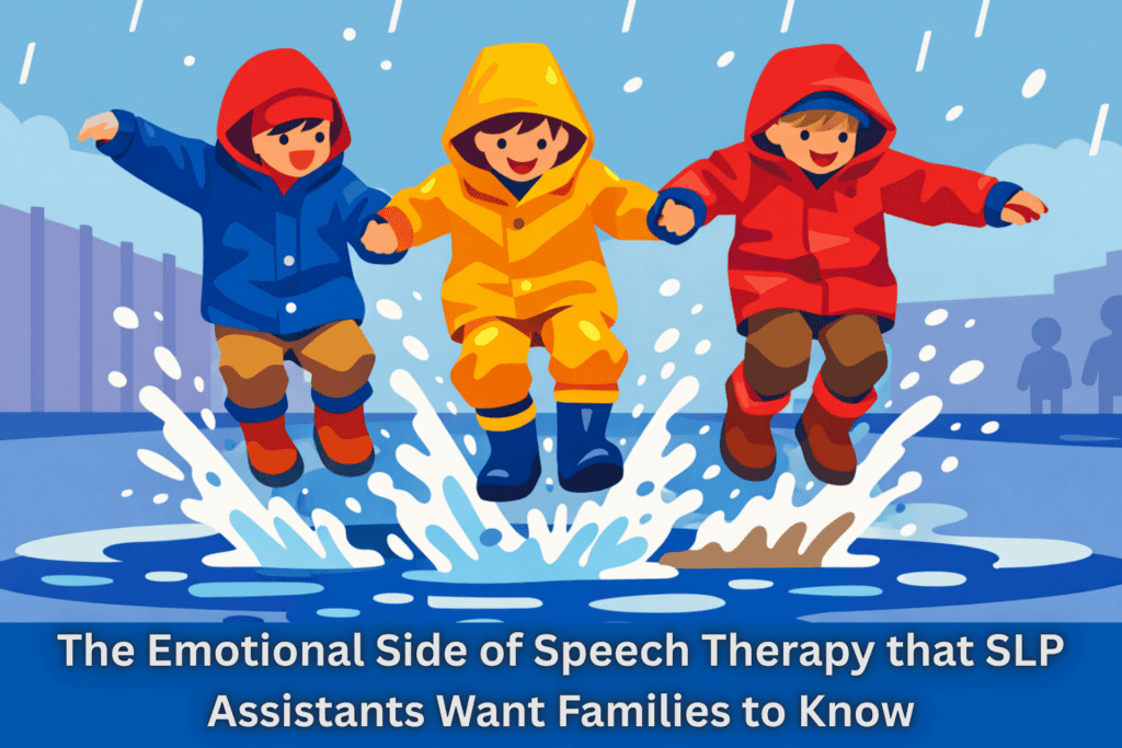 The Emotional Side of Speech Therapy that SLP Assistants Want Families to Know 